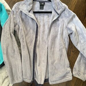 Womens northface furry jacket